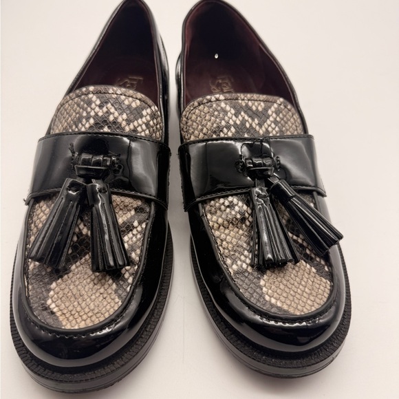 Franco Sarto Lucia Loafer (Women) 8M, BLACK PATENT MULTI Snake Print Lk New main image 6
